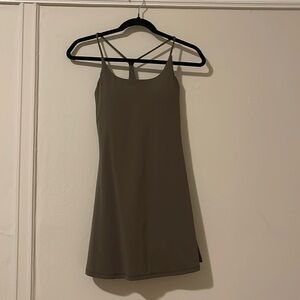 Olive green tennis dress